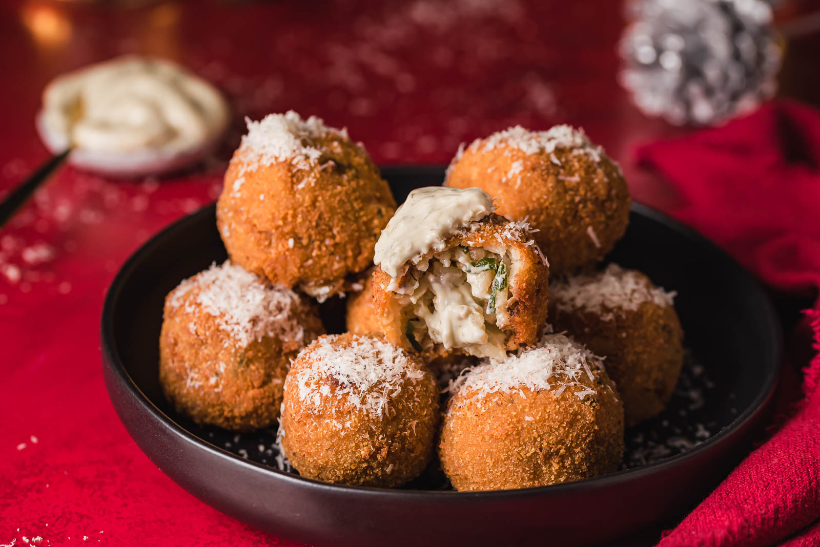 Arancini Arancini épinard mozzarella – Crapanzano