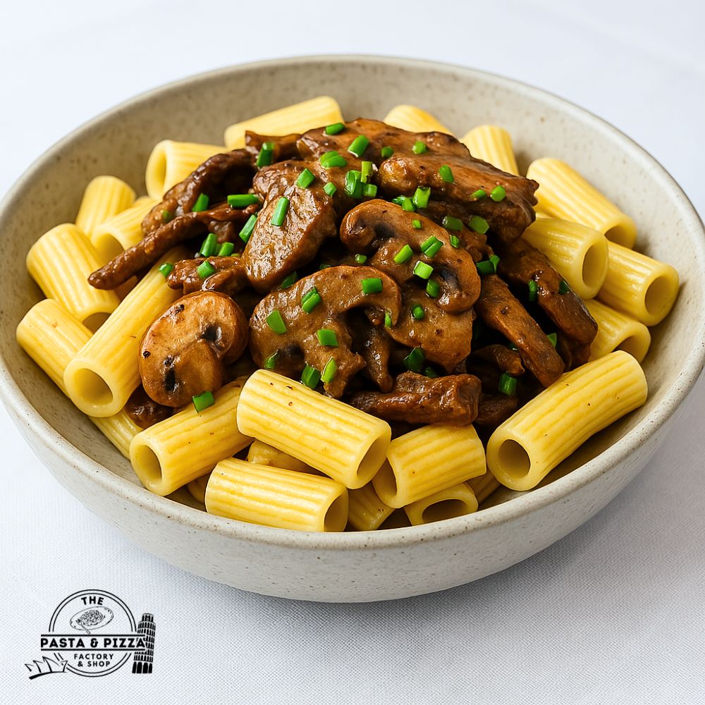Beef Stragonoff Penne