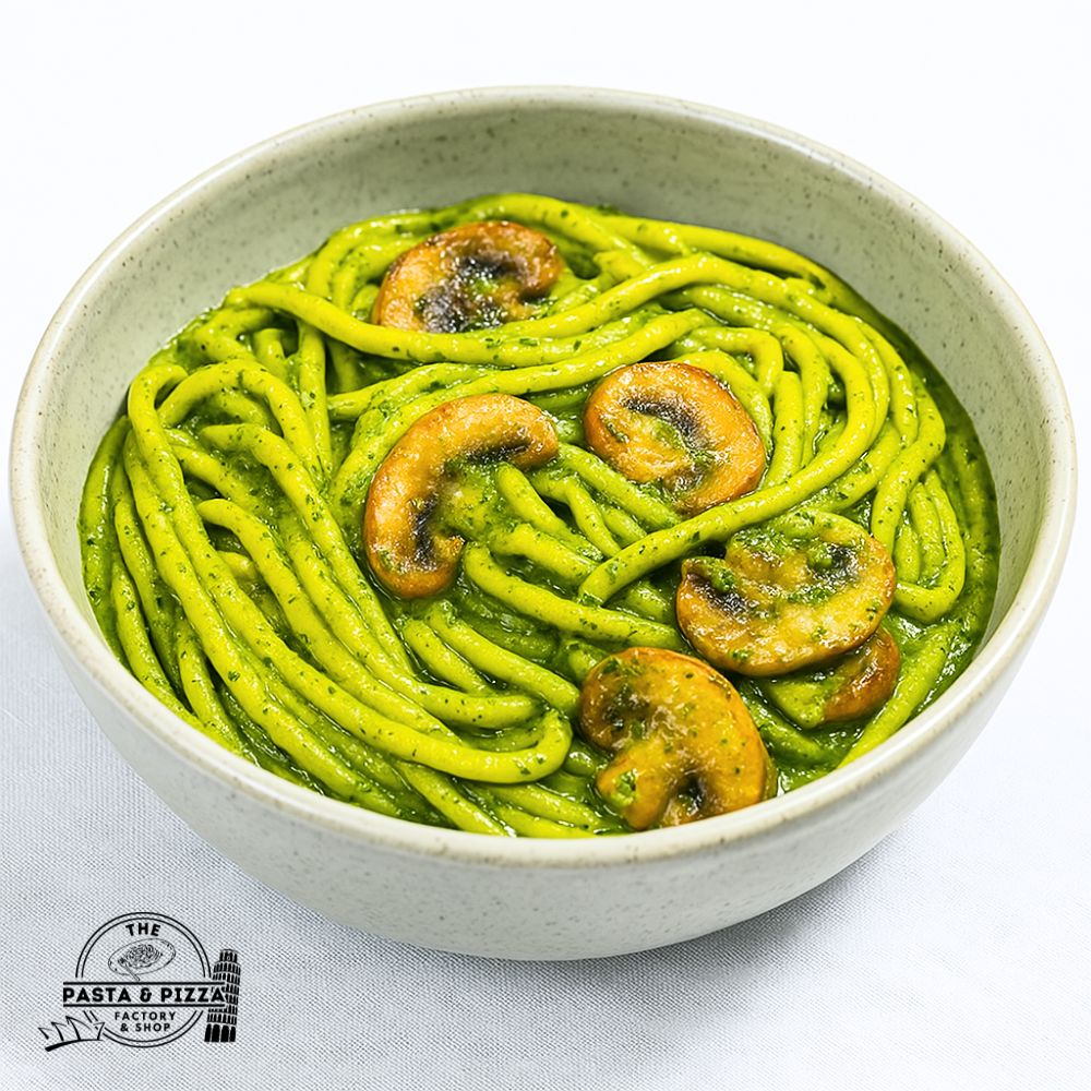 Linguine Pesto Mushroom