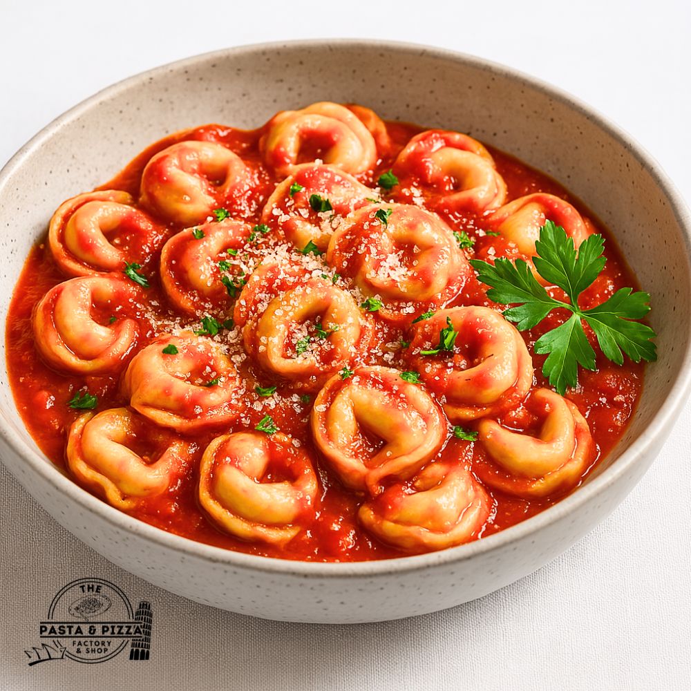Spinach & Ricotta Tortellini in Napolitana Sauce