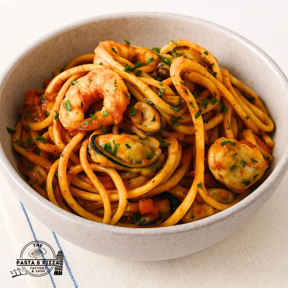 Seafood Fettuccine Marinara
