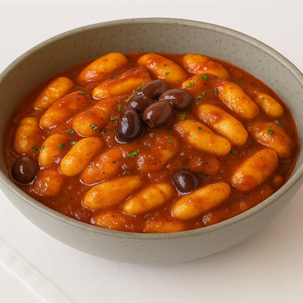 Gnocchi Spicy Cherry Tomato & Black Olive 430g