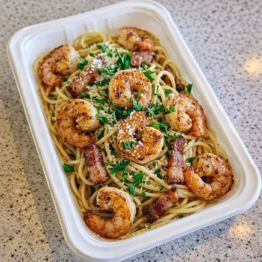 Prawn Fettuccine Carbonara 500g