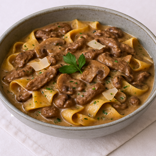 Beef Stragonoff Pappardelle 500g