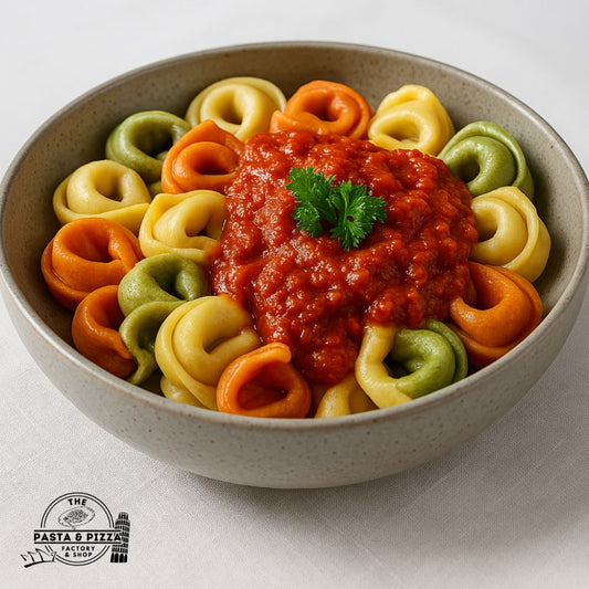 Tri Beef Tortellini in Napolitana Sauce
