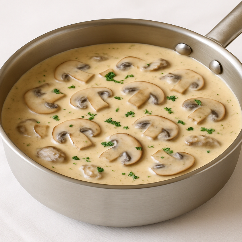 Cream & Mushroom Sauce
