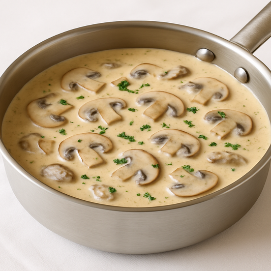 Cream & Mushroom Sauce