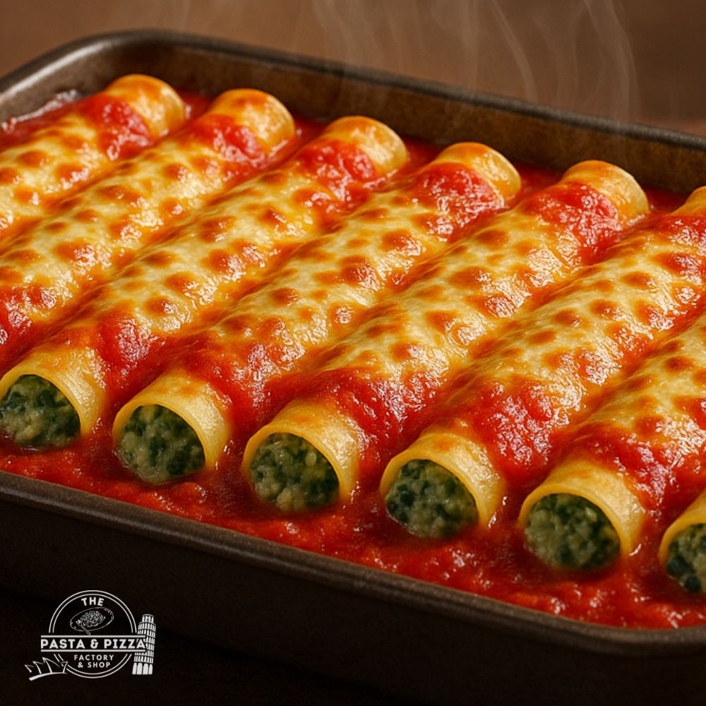 Spinach Ricotta Cannelloni